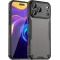 Phonesta Shockproof Armor Back Cover hoesje voor Apple iPhone 17 Pro Max - Zwart