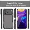 Phonesta Shockproof Armor Back Cover hoesje voor Apple iPhone 17 Pro Max - Zwart 2