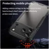 Phonesta Shockproof Armor Back Cover hoesje voor Apple iPhone 17 Pro Max - Zwart 4