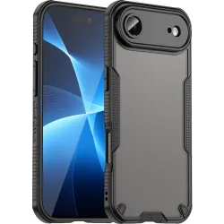 Phonesta Shockproof Armor Back Cover hoesje voor Apple iPhone Air - Zwart