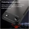 Phonesta Shockproof Armor Back Cover hoesje voor Apple iPhone Air - Zwart 6