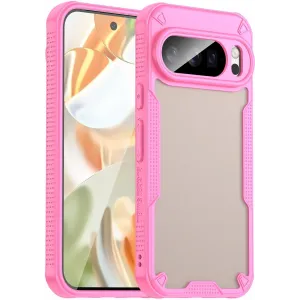 Phonesta Shockproof Armor Back Cover hoesje voor Google Pixel 10 Pro - Roze