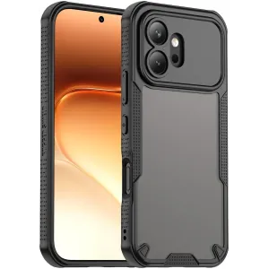 Phonesta Shockproof Armor Back Cover hoesje voor HONOR 600 - Zwart