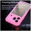 Phonesta Shockproof Armor Back Cover hoesje voor HONOR 600 Pro - Roze 3