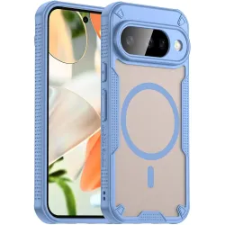 Phonesta Shockproof Armor Back Cover hoesje met MagSafe voor Google Pixel 10 - Blauw