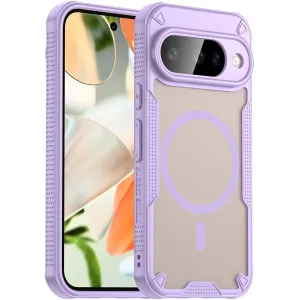 Phonesta Shockproof Armor Back Cover hoesje met MagSafe voor Google Pixel 10 - Paars