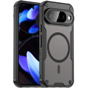 Phonesta Shockproof Armor Back Cover hoesje met MagSafe voor Google Pixel 10 - Zwart