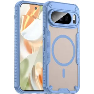 Phonesta Shockproof Armor Back Cover hoesje met MagSafe voor Google Pixel 10 Pro - Blauw