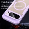 Phonesta Shockproof Armor Back Cover hoesje met MagSafe voor Google Pixel 10 Pro - Paars 4