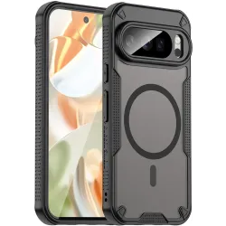 Phonesta Shockproof Armor Back Cover hoesje met MagSafe voor Google Pixel 10 Pro - Zwart