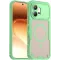 Phonesta Shockproof Armor Back Cover hoesje met MagSafe voor HONOR 600 - Groen