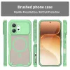 Phonesta Shockproof Armor Back Cover hoesje met MagSafe voor HONOR 600 - Groen 1