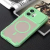Phonesta Shockproof Armor Back Cover hoesje met MagSafe voor HONOR 600 - Groen 6