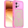 Phonesta Shockproof Armor Back Cover hoesje met MagSafe voor HONOR 600 - Roze 0