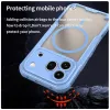 Phonesta Shockproof Armor Back Cover hoesje met MagSafe voor HONOR 600 Pro - Blauw 3