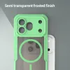 Phonesta Shockproof Armor Back Cover hoesje met MagSafe voor HONOR 600 Pro - Groen 4