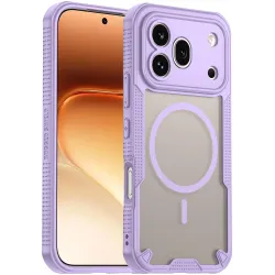Phonesta Shockproof Armor Back Cover hoesje met MagSafe voor HONOR 600 Pro - Paars