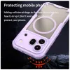 Phonesta Shockproof Armor Back Cover hoesje met MagSafe voor HONOR 600 Pro - Paars 3