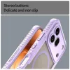 Phonesta Shockproof Armor Back Cover hoesje met MagSafe voor HONOR 600 Pro - Paars 5