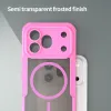 Phonesta Shockproof Armor Back Cover hoesje met MagSafe voor HONOR 600 Pro - Roze 4