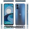 Phonesta Scratchproof Back Cover hoesje voor Motorola Moto G14 - Transparant 2