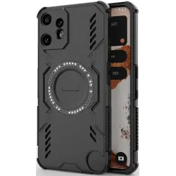 Phonesta Shield Armor Back Cover hoesje met MagSafe voor Nothing CMF Phone 2 Pro - Zwart