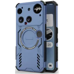 Phonesta Shield Armor Back Cover hoesje met MagSafe voor Nothing Phone (3) - Blauw