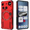 Phonesta Shield Armor Back Cover hoesje met MagSafe voor Nothing Phone (3) - Rood 2