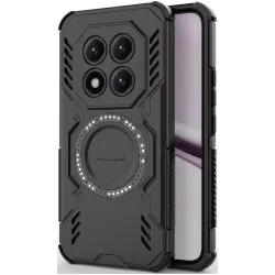 Phonesta Shield Armor Back Cover hoesje met MagSafe voor Xiaomi Redmi Note 15 Pro Plus / Xiaomi Poco M8 Pro - Zwart