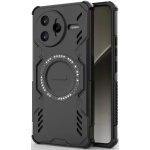 Phonesta Shield Armor Back Cover hoesje met MagSafe voor Xiaomi Poco F7 Ultra - Zwart