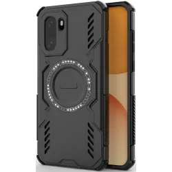 Phonesta Shield Armor Back Cover hoesje met MagSafe voor OnePlus 15R - Zwart