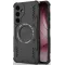 Phonesta Shield Armor Back Cover hoesje met MagSafe voor Samsung Galaxy S25 Plus/S24 Plus - Zwart