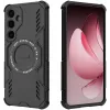 Phonesta Shield Armor Back Cover hoesje met MagSafe voor Samsung Galaxy S25 Plus/S24 Plus - Zwart 3
