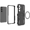 Phonesta Shield Armor Back Cover hoesje met MagSafe voor Samsung Galaxy S25 Plus/S24 Plus - Zwart 5