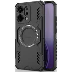 Phonesta Shield Armor Back Cover hoesje met MagSafe voor Oppo Reno14 - Zwart