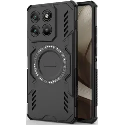 Phonesta Shield Armor Back Cover hoesje met MagSafe voor Motorola Edge 70 - Zwart