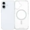 Phonesta Shockproof MagSafe Back Cover hoesje voor Apple iPhone 16 - Transparant