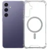 Phonesta Shockproof MagSafe Back Cover hoesje voor Samsung Galaxy S25/S24 - Transparant