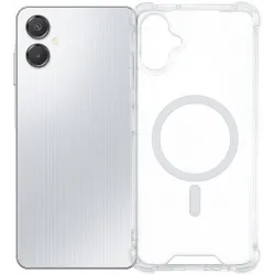 Phonesta Shockproof MagSafe Back Cover hoesje voor Samsung Galaxy A06 4G/5G - Transparant