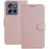 Phonesta Smooth Skin Book Wallet Case hoesje voor Motorola Edge 60 Neo/Edge 50 Neo / ThinkPhone 25 - Roségoud