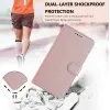 Phonesta Smooth Skin Book Wallet Case hoesje voor Motorola Edge 60 Neo/Edge 50 Neo / ThinkPhone 25 - Roségoud 3