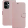 Phonesta Smooth Skin Book Wallet Case hoesje voor Oppo Reno13 F 4G/5G / Reno13 FS 5G - Roségoud