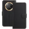Phonesta Smooth Skin Book Wallet Case hoesje voor HONOR Magic7 Lite - Zwart
