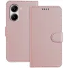 Phonesta Smooth Skin Book Wallet Case hoesje voor Xiaomi Poco X7 Pro - Roségoud