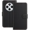 Phonesta Smooth Skin Book Wallet Case hoesje voor Xiaomi Redmi 14C / Xiaomi Poco C75 - Zwart
