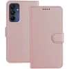 Phonesta Smooth Skin Book Wallet Case hoesje voor Samsung Galaxy A16 - Roségoud
