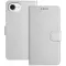 Phonesta Smooth Skin Book Wallet Case hoesje voor Apple iPhone 17e/16e - Zilver