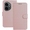 Phonesta Smooth Skin Book Wallet Case hoesje voor HONOR 400 - Roségoud
