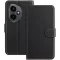 Phonesta Smooth Skin Book Wallet Case hoesje voor HONOR 400 - Zwart