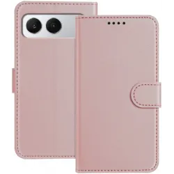Phonesta Smooth Skin Book Wallet Case hoesje voor OnePlus Nord 4 - Roségoud